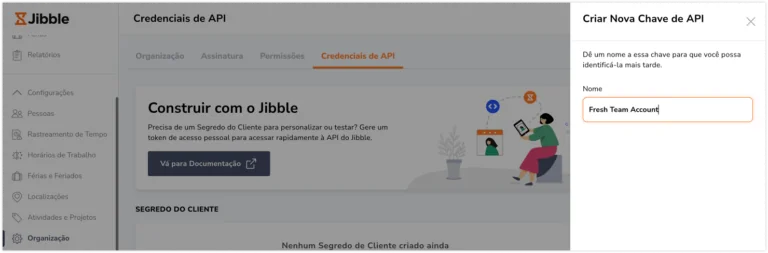 API Credential freshteam